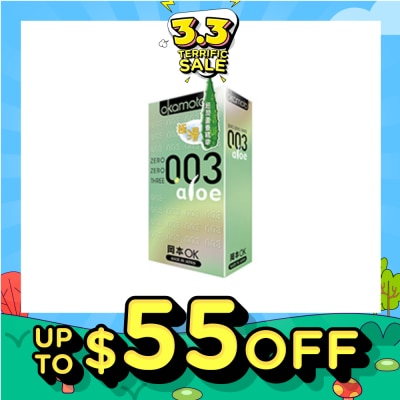 OKAMOTO® 0.03 Aloe Latex Condoms 10S