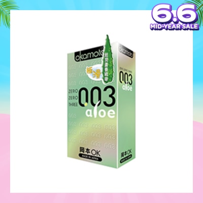 OKAMOTO® 0.03 Aloe Latex Condoms 10S