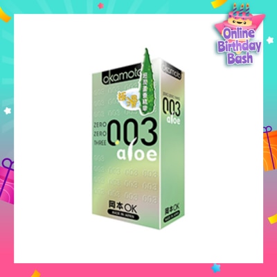 OKAMOTO® 0.03 Aloe Latex Condoms 10S
