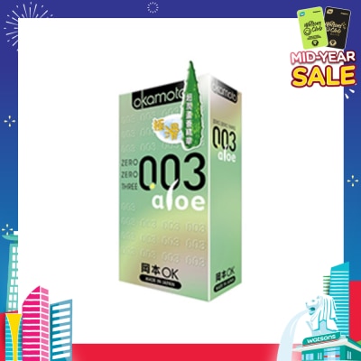 OKAMOTO® 0.03 Aloe Latex Condoms 10S