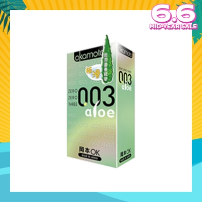 OKAMOTO® 0.03 Aloe Latex Condoms 10S