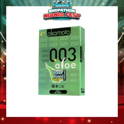 OKAMOTO® - OKA 003 ALOE CONDOMS 4'S