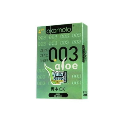 OKAMOTO® OKA 003 ALOE CONDOMS 4'S