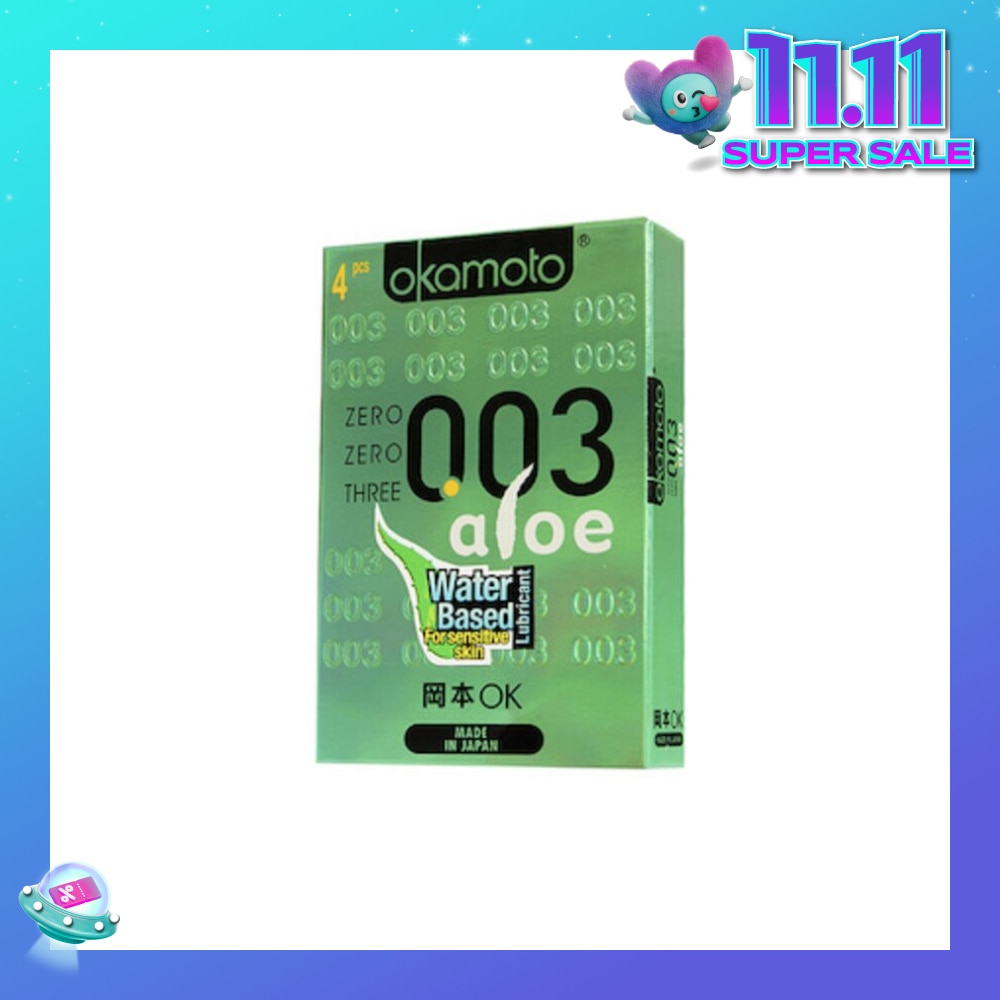 OKA 003 ALOE CONDOMS 4'S