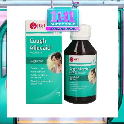 HERITAGE Cough Alievaid for Cough Relief 120ml image