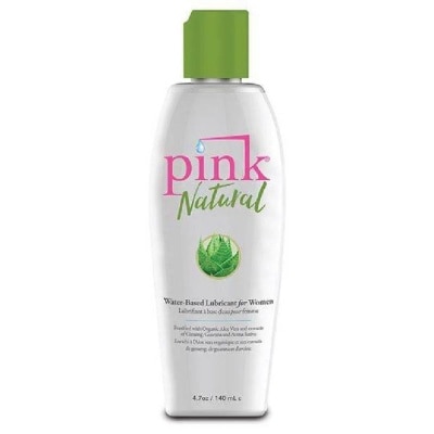 PINK Natural Water Based Lubricant for Women (With Aloe Vera & Ginseng) 140ml