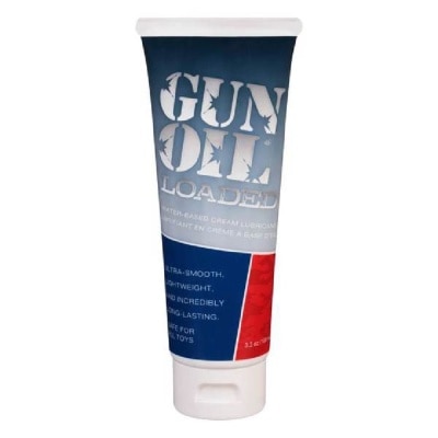 GUNOIL Loaded Water Based Cream Extra Smooth Long Lasting Lubricant (Safe for All Toys) 100ml