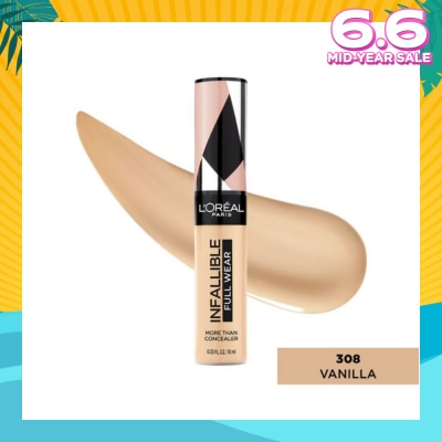 L'OREAL PARIS MAKEUP Infallible Full Wear Liquid Concealer 308 Vanilla
