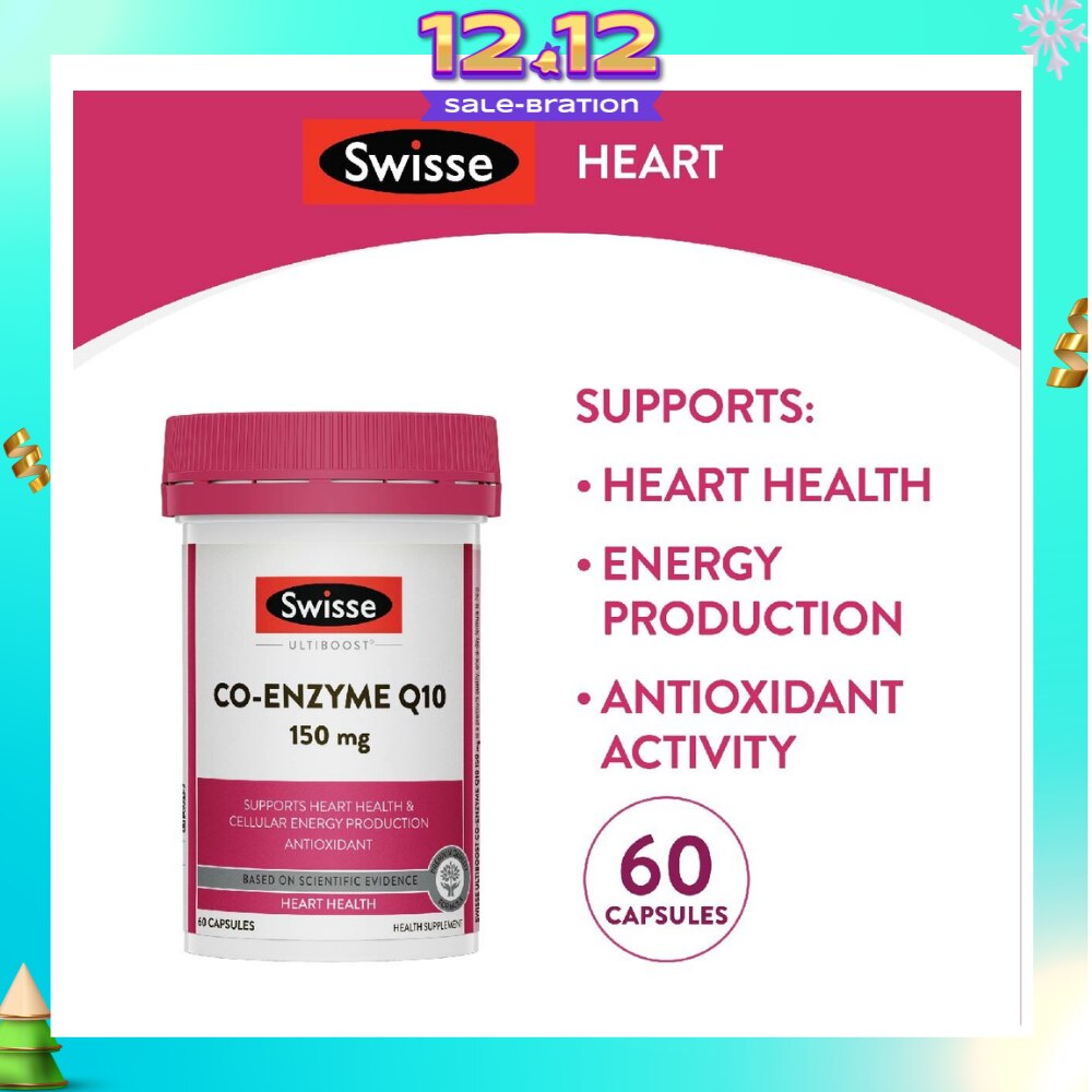 Ultiboost Co-Enzyme Q10 Capsule (For Maintaining Heart & Cardiovascular Health) 60s