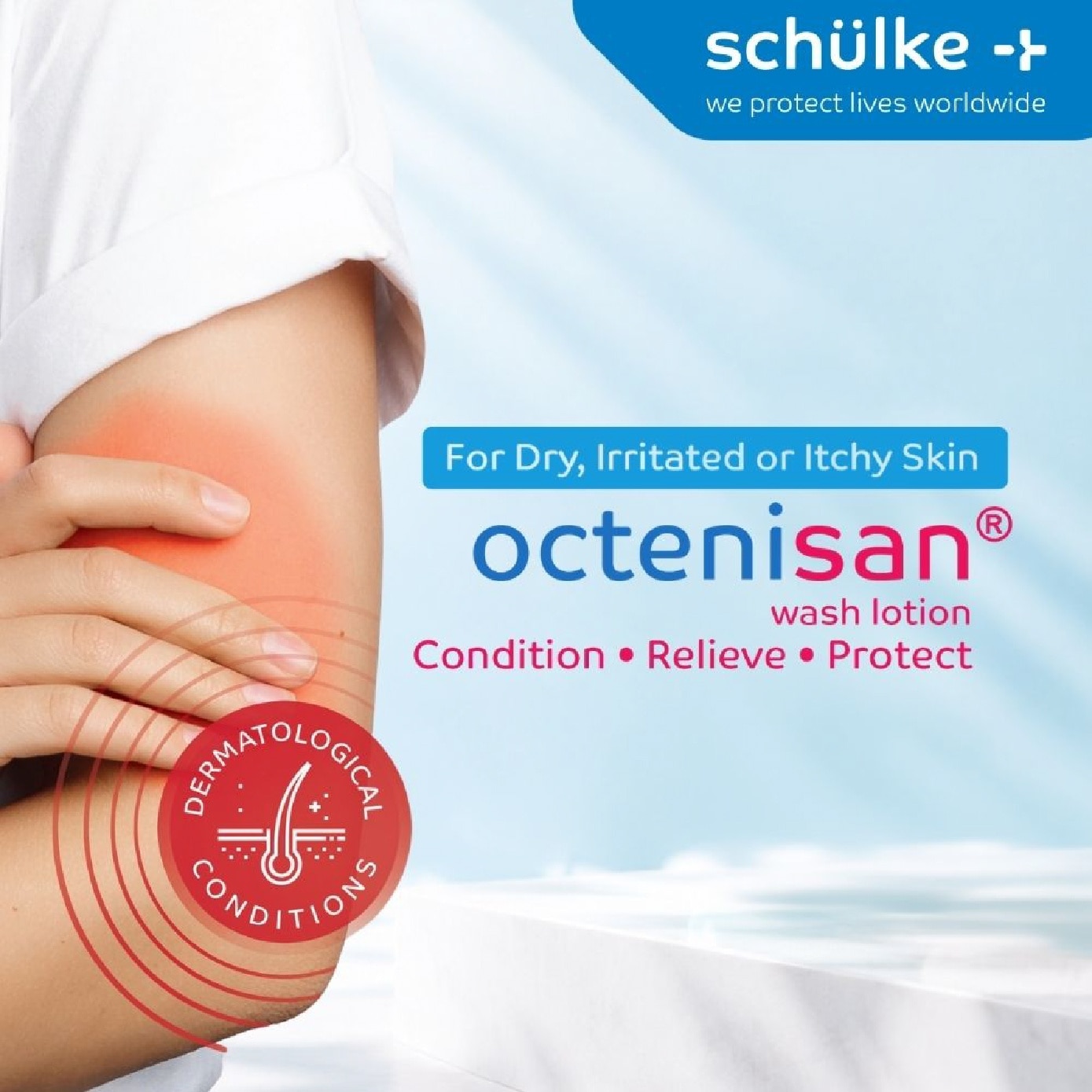 Antimicrobial Antiseptic Body Wash Lotion (For Extreme Dry & Itchy Skin) 500ml image