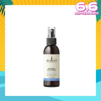 SUKIN Sukin Fresh Cotton Natural Deodorant 125ml