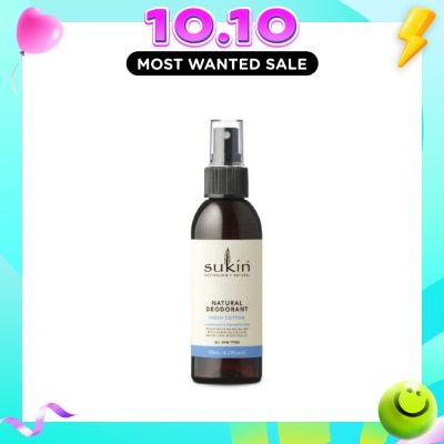 SUKIN Sukin Fresh Cotton Natural Deodorant 125ml image