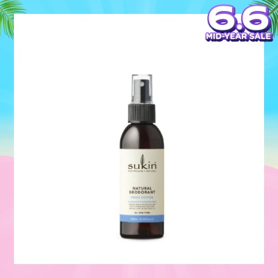 SUKIN Sukin Fresh Cotton Natural Deodorant 125ml
