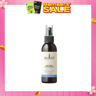 SUKIN Sukin Fresh Cotton Natural Deodorant 125ml