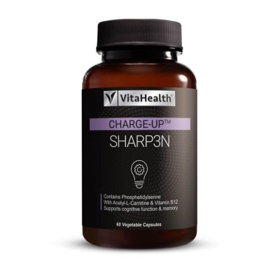 VITAHEALTH CHARGE-UP Sharp3n Vegetable Capsule (Support Cognitive Function & Memory) 60s