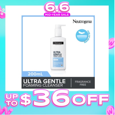 NEUTROGENA - Ultra Gentle Foaming Cleanser 200ml