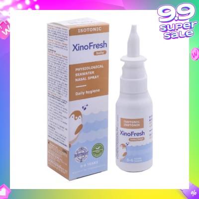 XINOFRESH Physiological Seawater Nasal Spray Baby (Suitable for 0 to 6yrs Old) 30ml