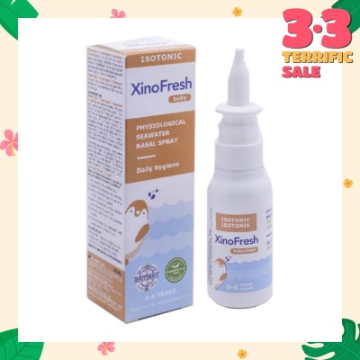 XINOFRESH Physiological Seawater Nasal Spray Baby (Suitable for 0 to 6yrs Old) 30ml