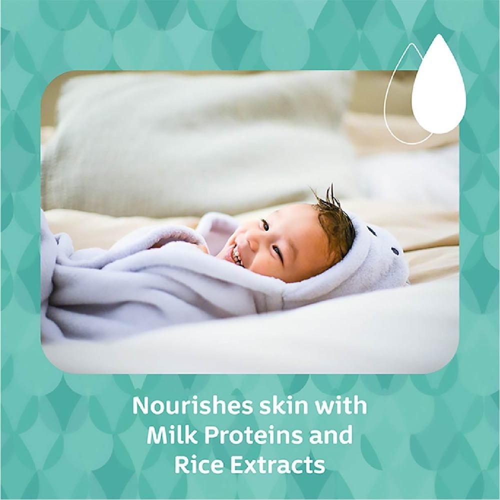 Baby Milk + Rice Moisturizing Bath Cleanses Without Drying (Washes Away 99.9% Germs) 1000ml