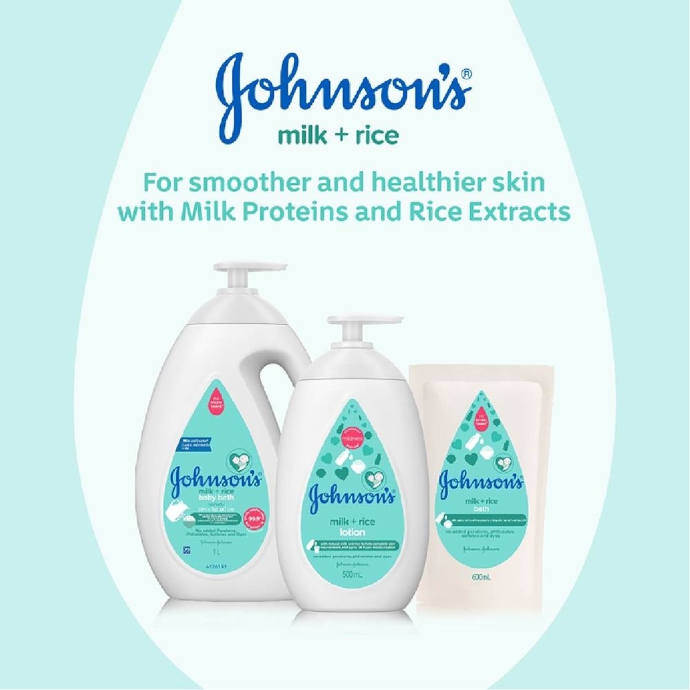 Baby Milk + Rice Moisturizing Bath Cleanses Without Drying (Washes Away 99.9% Germs) 1000ml