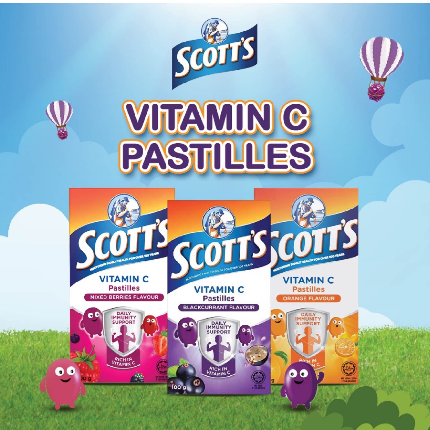 Vitamin C Mixed Berries 100g