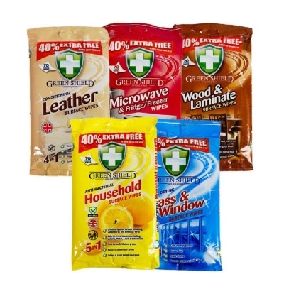 HOUZE Greenshield Wipes Bundle (Glass & Window) 70s