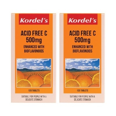 KORDEL'S Acid Free C 500 mg 120s Twinpack