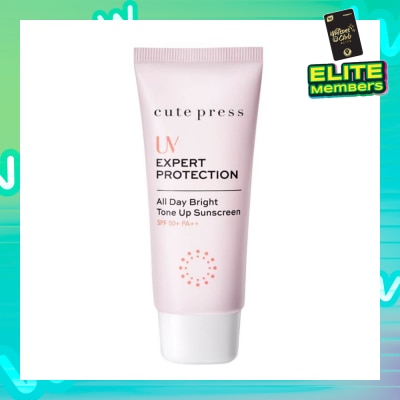 CUTE PRESS UV Expert Protection All Day Bright Tone Up Sunscreen SPF50+ PA++ 30g.