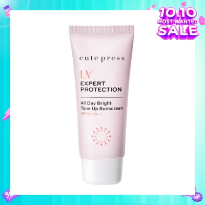 CUTE PRESS UV Expert Protection All Day Bright Tone Up Sunscreen SPF50+ PA++ 30g.