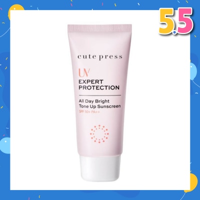CUTE PRESS UV Expert Protection All Day Bright Tone Up Sunscreen SPF50+ PA++ 30g.