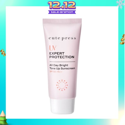 CUTE PRESS UV Expert Protection All Day Bright Tone Up Sunscreen SPF50+ PA++ 30g.