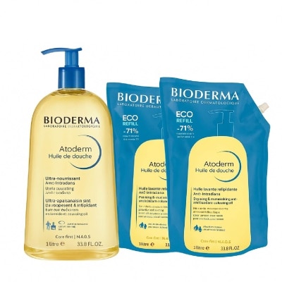 BIODERMA - Atoderm Huile De Shower Oil Bundle Set 1s