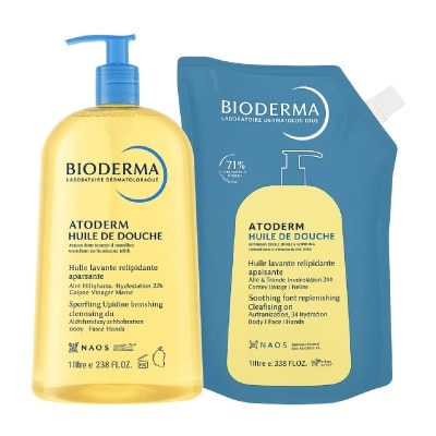 BIODERMA - Atoderm Huile De Shower Oil Bundle Set 1s