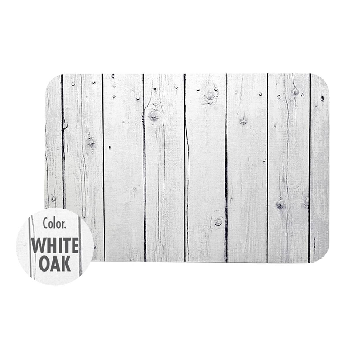 Slatted Wood Diatomite Floor Mat BN-7202 White Oak 1s