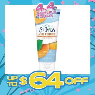 ST IVES - Blemish Blackhead Apricot Facial Scrub 170g&nbsp;(Expiry: Aug`2026)