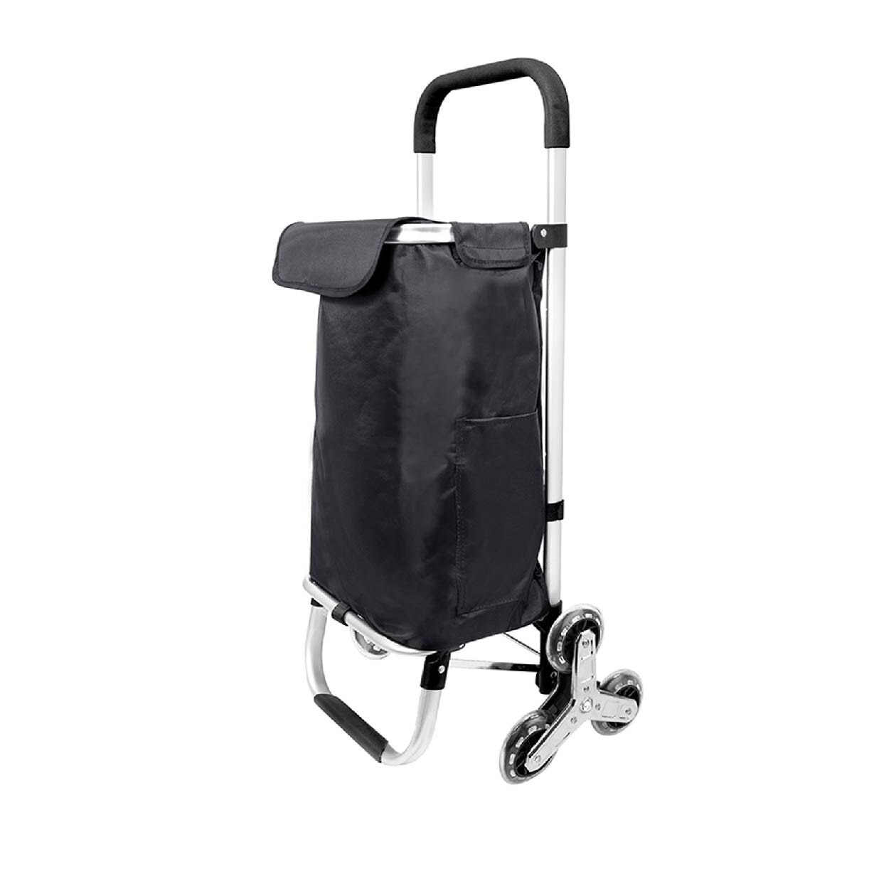 Aluminium Frame Stair Climber Shopping Trolley Black LS-9205-BLACK 1s