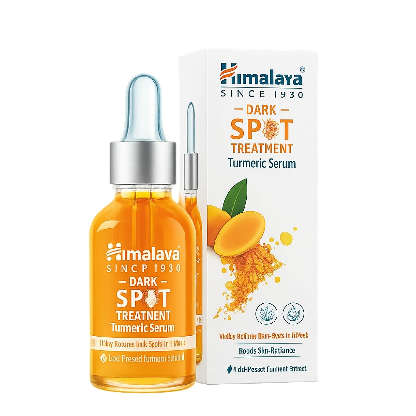 Dark Spot Turmeric Face Wash & Serum Bundle Set 1s