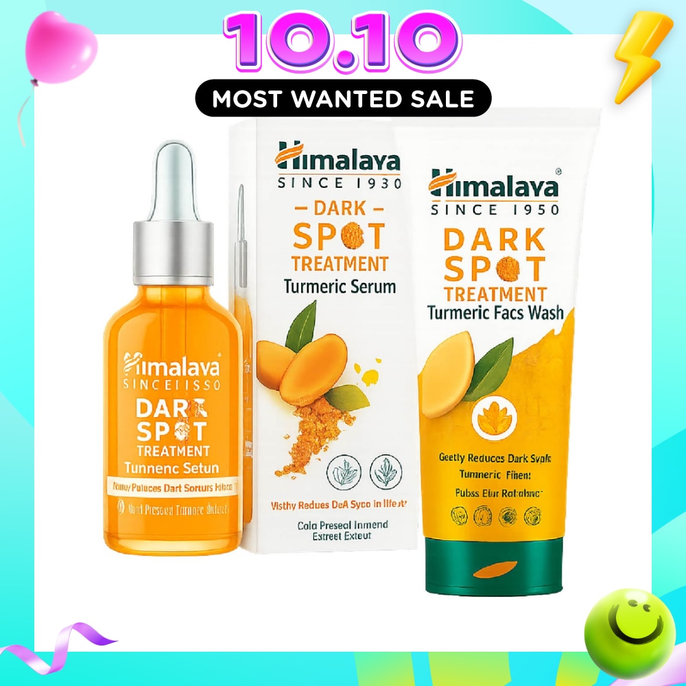 Dark Spot Turmeric Face Wash & Serum Bundle Set 1s image