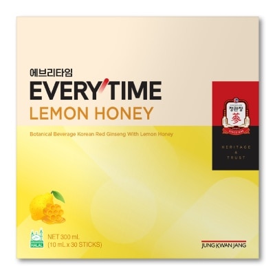 JUNG KWAN JANG - Everytime V Botanical Beverage Korean Red Ginseng with Lemon Honey 10ml x 30s