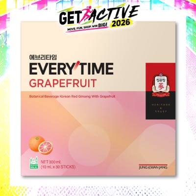 JUNG KWAN JANG - Everytime V Botanical Beverage Korean Red Ginseng with Grapefruit 10ml x 30s (Expiry: Jul`2027) image