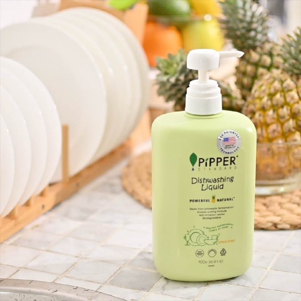 Dishwashing Liquid Grease Cutting Formula Citrus Scent (Made From Pineapple Fermentation) 900ml