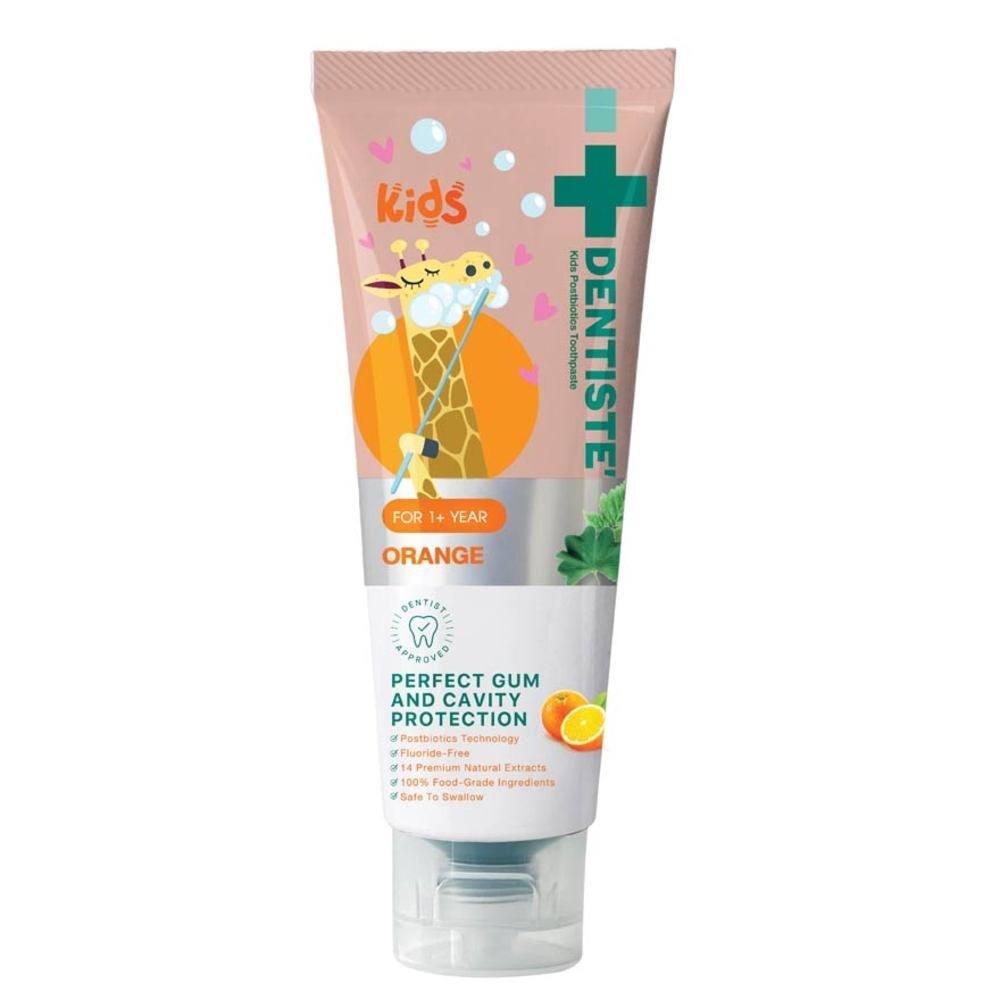 Kids Postbiotics Toothpaste Orange Flavor For 1yr old Above (For Perfect Gum & Cavity Protection) 60g