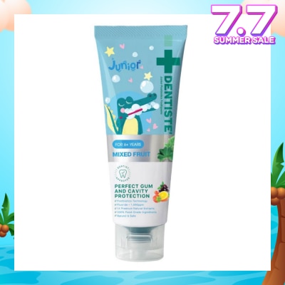 DENTISTE Kids Postbiotics Toothpaste Mixed Fruit Flavor For 6yrs old Above (For Perfect Gum & Cavity Protection) 60g