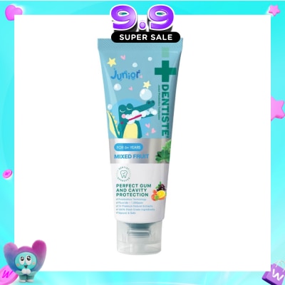 DENTISTE - Kids Postbiotics Toothpaste Mixed Fruit Flavor For 6yrs old Above (For Perfect Gum & Cavity Protection) 60g image
