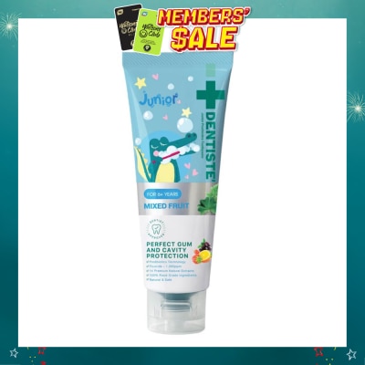 DENTISTE - Kids Postbiotics Toothpaste Mixed Fruit Flavor For 6yrs old Above (For Perfect Gum & Cavity Protection) 60g