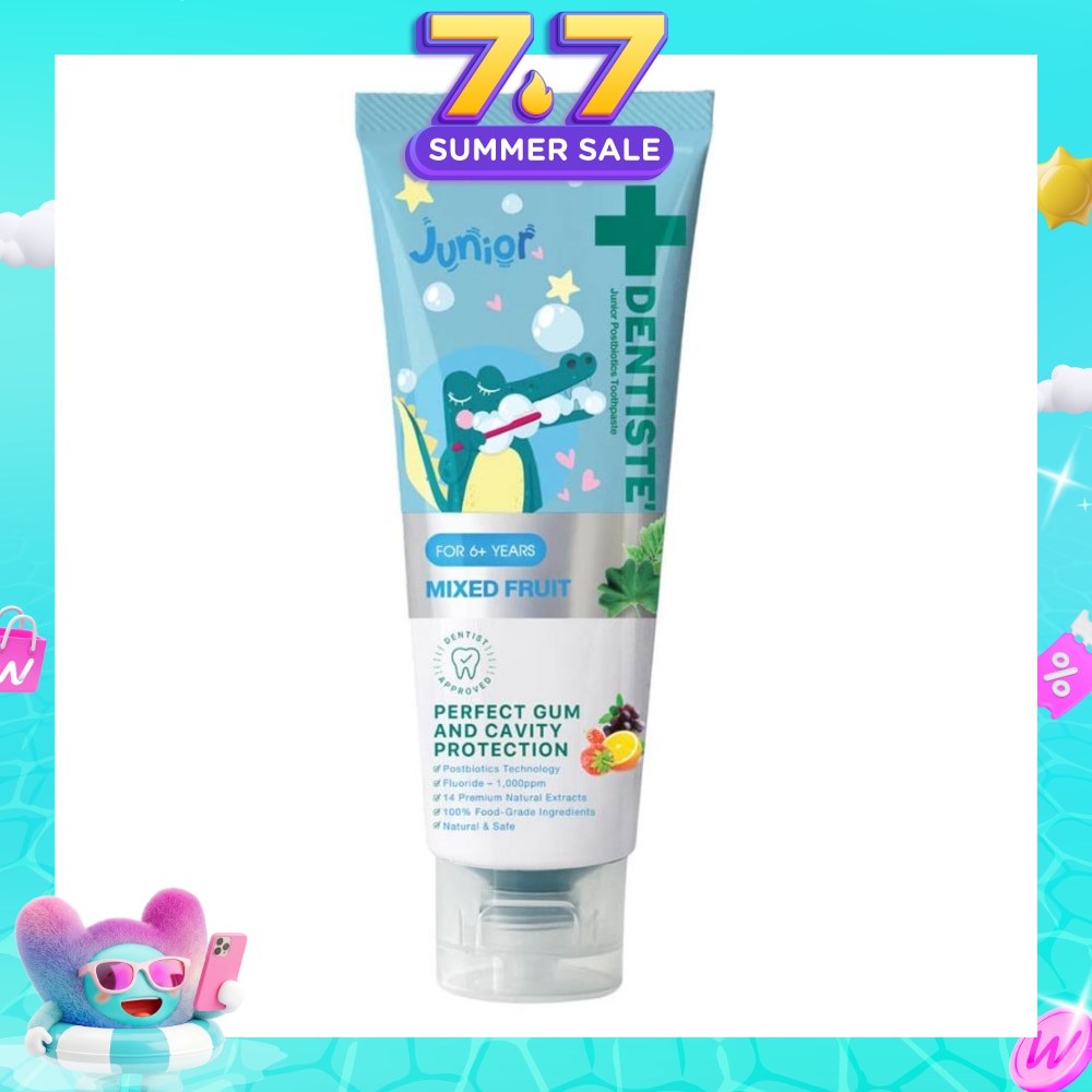 Kids Postbiotics Toothpaste Mixed Fruit Flavor For 6yrs old Above (For Perfect Gum & Cavity Protection) 60g
