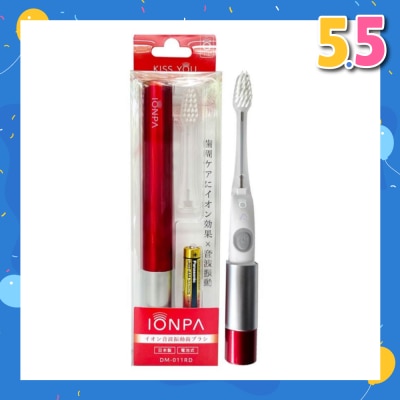 KISS YOU Ionpa DM 011 Red Toothbrush 1s (Battery Included)