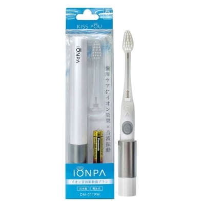 KISS YOU Ionpa DM 011 White Toothbrush 1s (Battery Included)