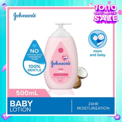 JOHNSON'S Baby Baby Regular Moisturizing Lotion 24H Moisturization 500ml