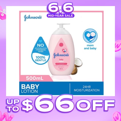 JOHNSON'S Baby - Baby Regular Moisturizing Lotion 24H Moisturization 500ml